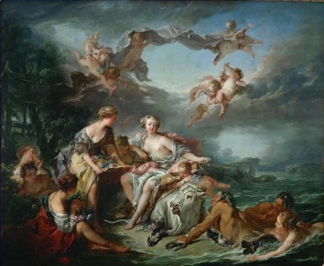  Boucher Oil Painting - The Abduction of Europe Francois Boucher